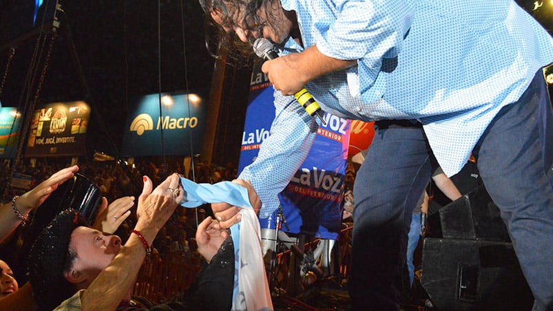 Sergio Galleguillo cerró la noche del jueves en Jesús María. Foto: Maxi López / ElDoce.tv