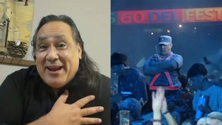Sergio Galleguillo habló sobre el policía que se viralizó en su último show.