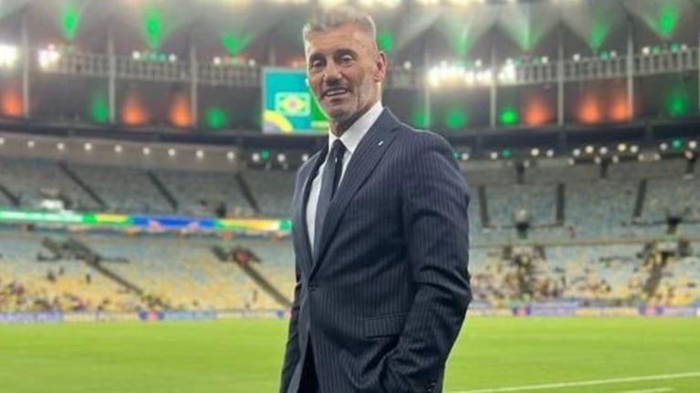 Sergio Goycochea en su rol actual de comunicador. Se retiró del fútbol en 1999. Foto: Instagram @okgoyco90