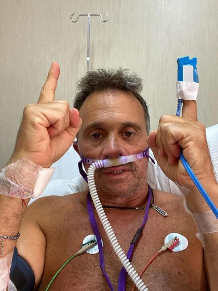 Sergio Lapegüe salió de terapia intensiva: "Gracias a Dios, un paso más"