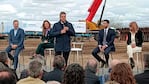 Sergio Massa en un acto con tono de campaña en Córdoba.