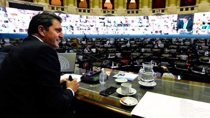 Sergio Massa, presidente de la Cámara de Diputados de la Nación.