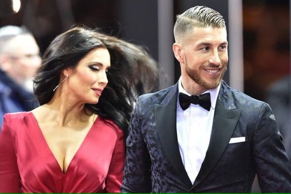 Sergio Ramos y su mujer Pilar Rubio.