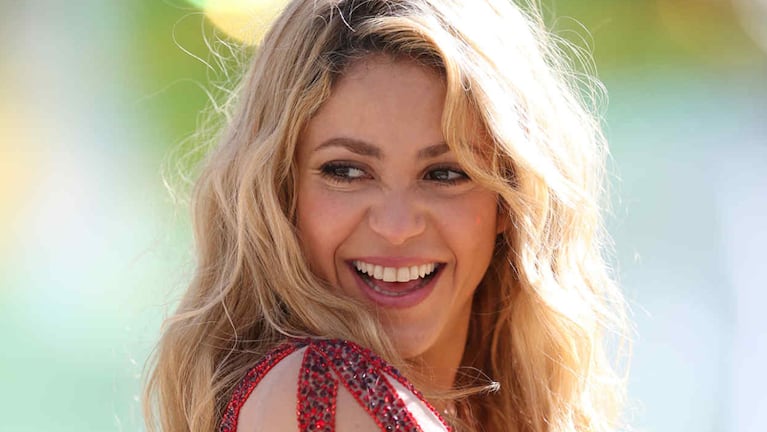 Shakira disfruta de los días de sol. 