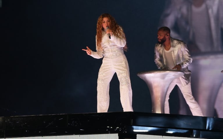 Shakira la rompió pese a la tormenta. Foto: Giuliana Brarda.