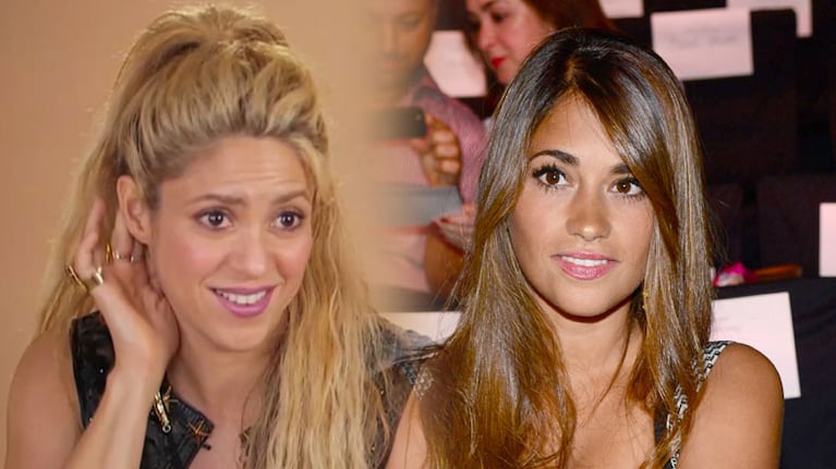 Shakira y Antonella, dos diosas que se cruzan con frecuencia.