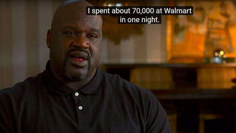 Shaquille O'Neal gastó 70 mil dólares en Walmart en una sola noche