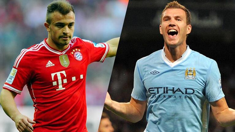 Shaquiri y Dzeko tuvieron que refugiarse en Alemania y Suiza durante sus infancias.