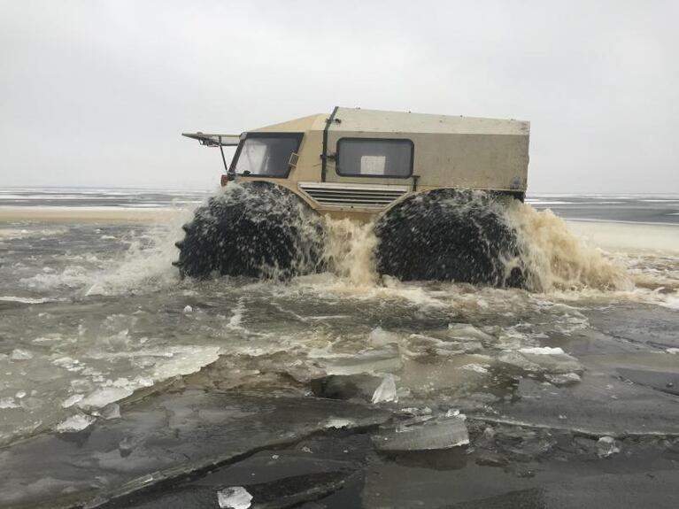 Sherp: el 4 x 4 ruso que supera todos los obstáculos