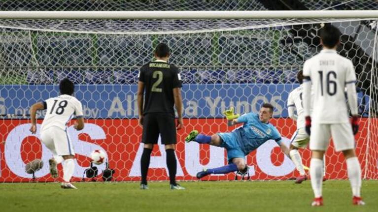 Shoma Doi convirtió el penal que cobró el árbitro.