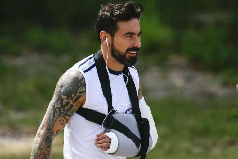 Siempre positivo: el mensaje de Lavezzi tras su fractura