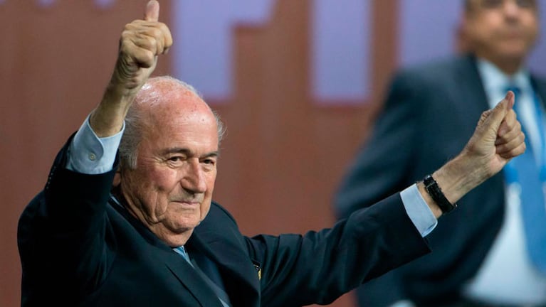 Siga, siga, Blatter. El presidente tendrá su quinto mandato en FIFA.