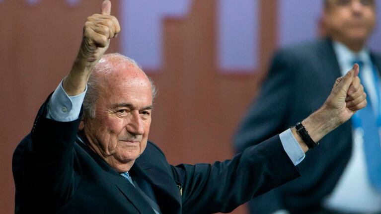 Siga, siga, Blatter. El presidente tendrá su quinto mandato en FIFA.