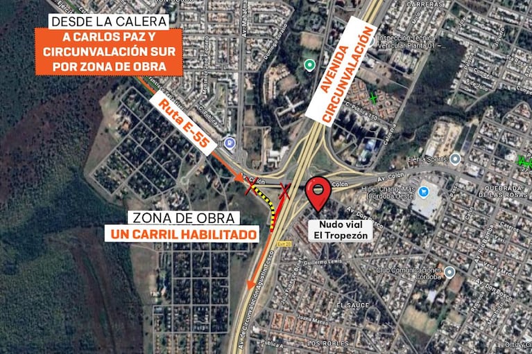 Siguen las obras de Aguas Cordobesas en El Tropezón.