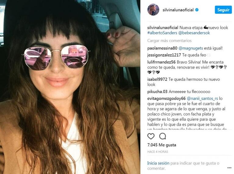 Silvina Luna quedó eliminada del Bailando y cambió de look