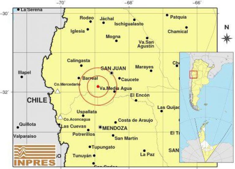 Sismo con epicentro en San Juan se sintió con fuerza en Córdoba