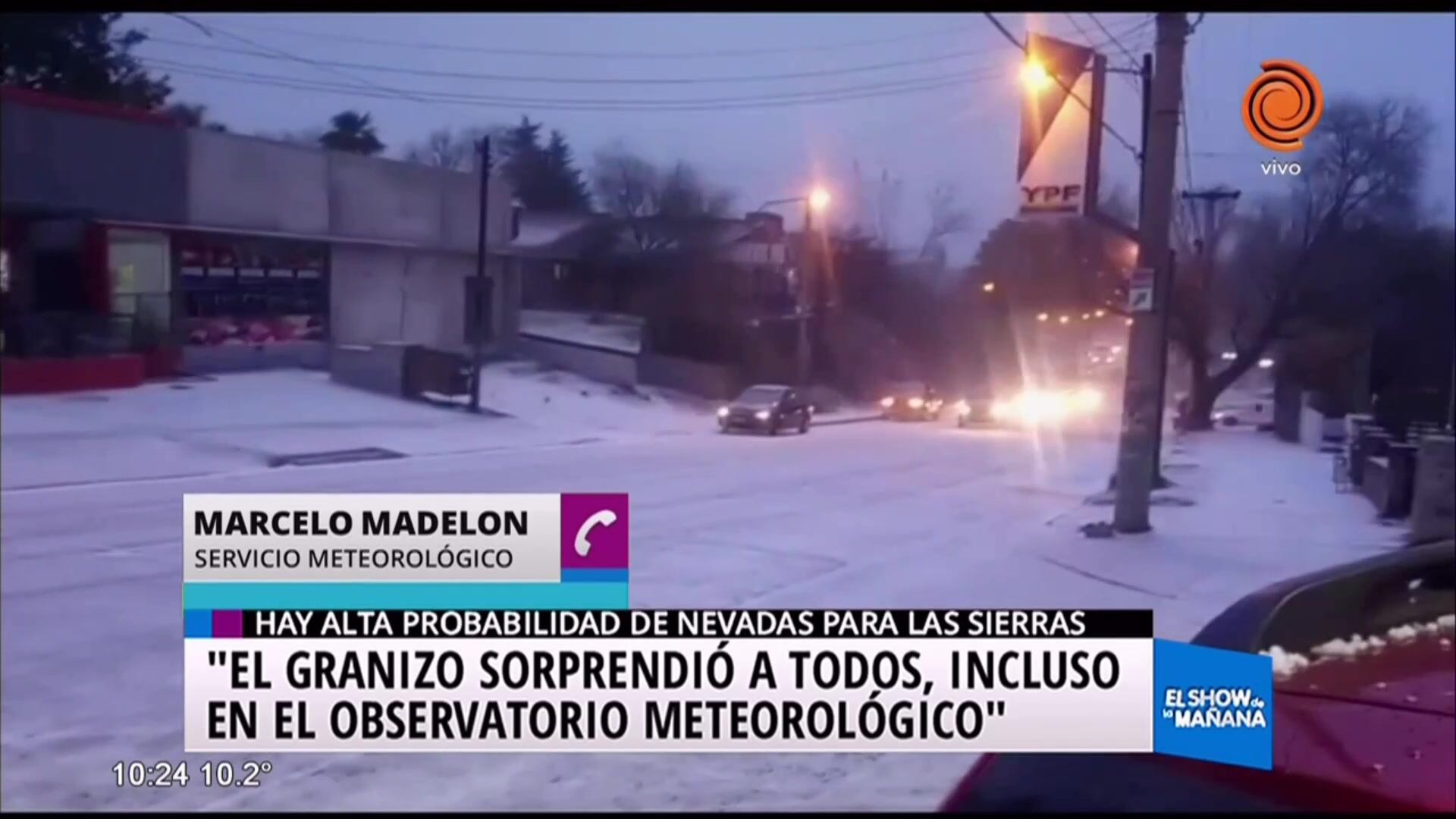 SMN: "Este cambio climático sorprendió a todos"