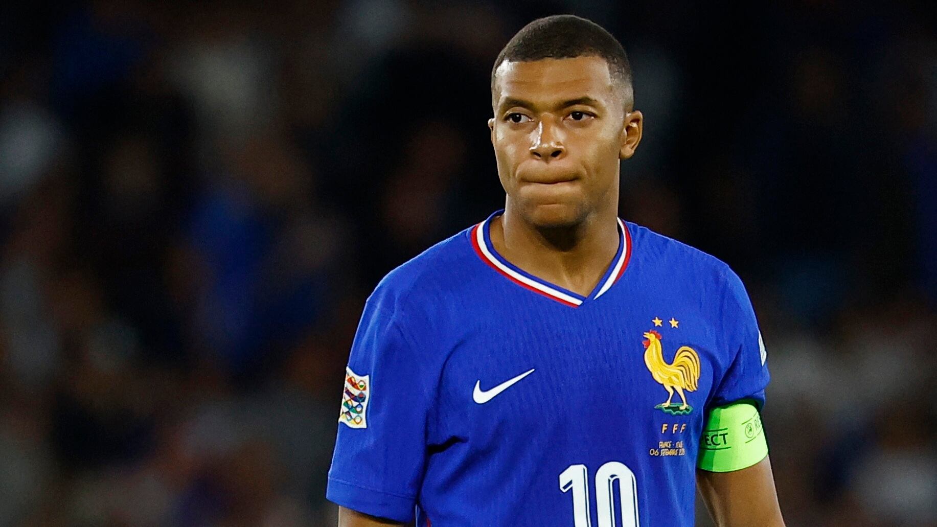 Soccer Football - Nations League - League A - Group 2 - France v Italy - Parc des Princes, Paris, France - September 6, 2024 France's Kylian Mbappe after the match REUTERS/Christian Hartmann