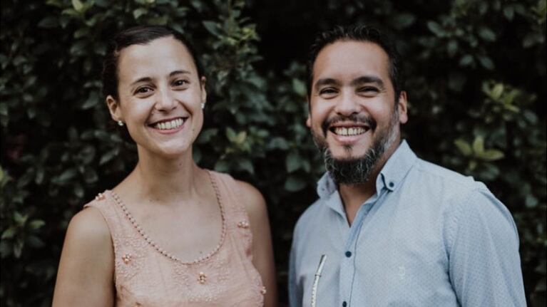 Sofi y Diego se casaron a pesar del aislamiento.