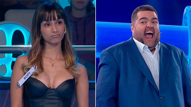 Sofía y una confesión que sorprendió a Darío Barassi en Ahora Caigo.