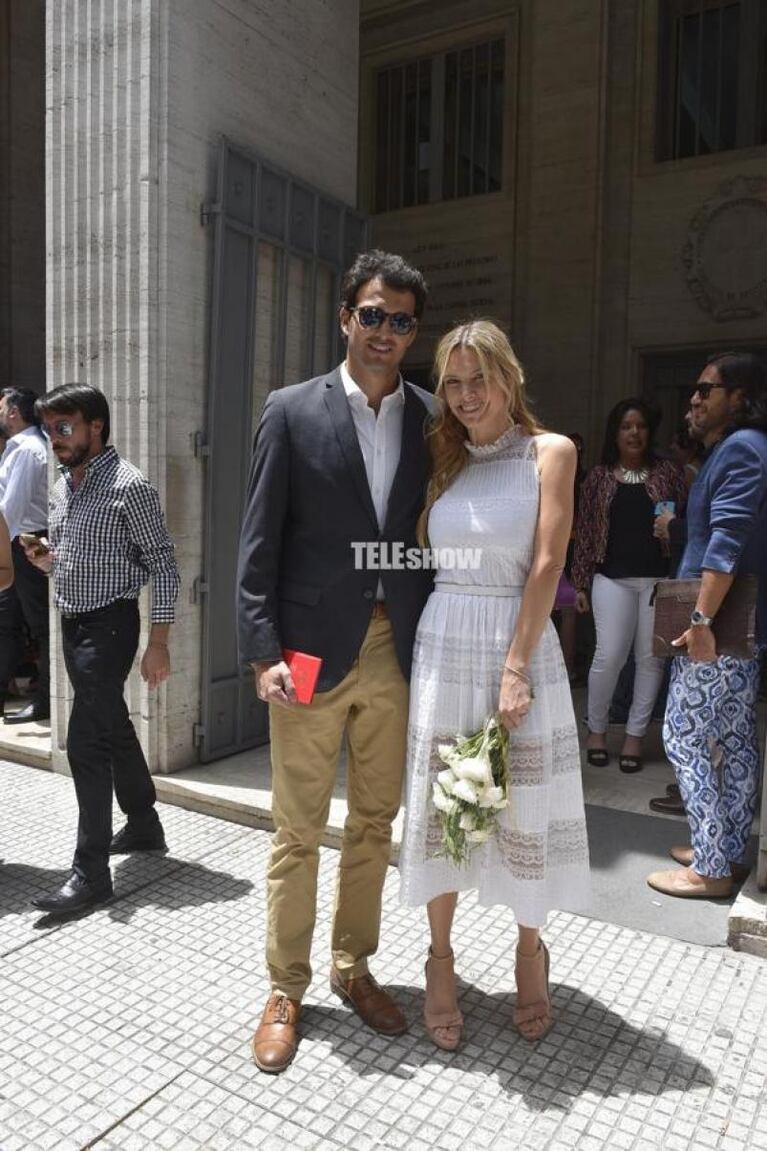 Sofía Zámolo se casó por civil