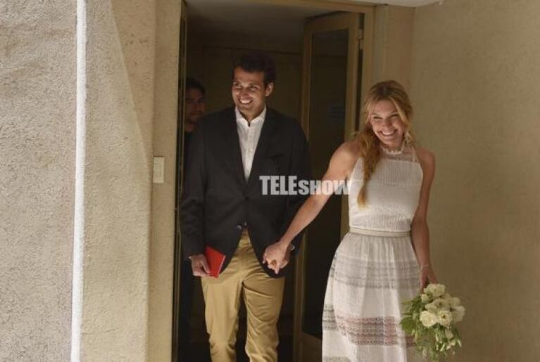 Sofía Zámolo se casó por civil