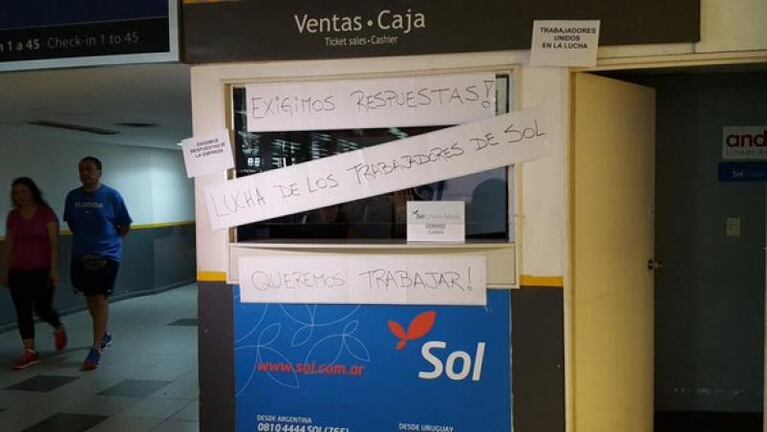Sol canceló todos sus vuelos y confirmó que cierra