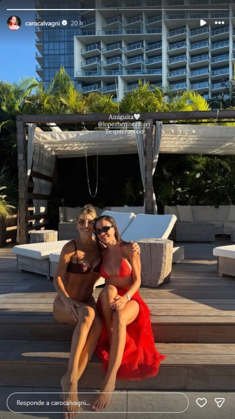 Sol, playa y reencuentros: las fotos de las esposas de la Scaloneta disfrutando a pleno en Miami