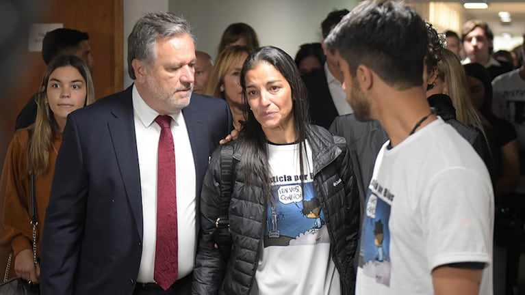 Soledad Laciar dio un testimonio conmovedor en el juicio por el crimen de su hijo. 