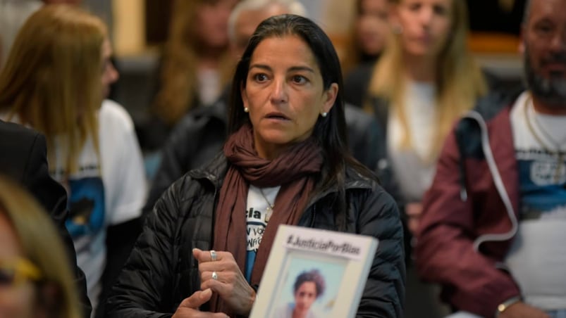 Soledad Laciar en la segunda jornada del juicio.