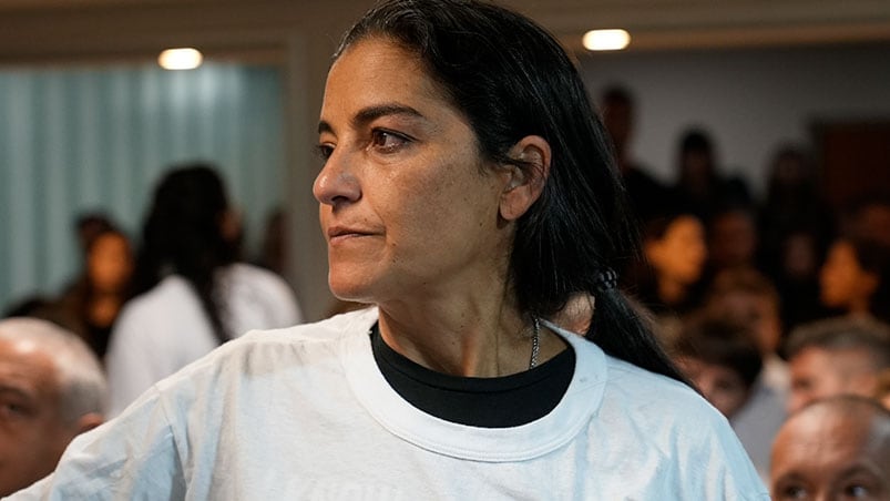 Soledad Laciar en la sentencia contra los policías. Foto: Lucio Casalla/El Doce.