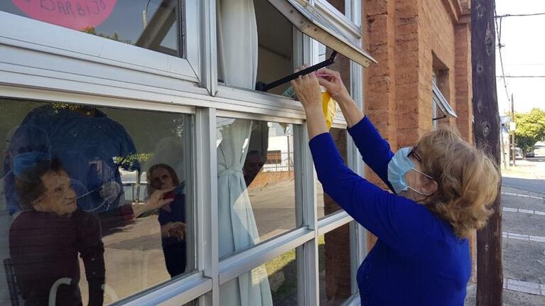 Solidaridad en el geriátrico Sagrado Corazón de Jesús.