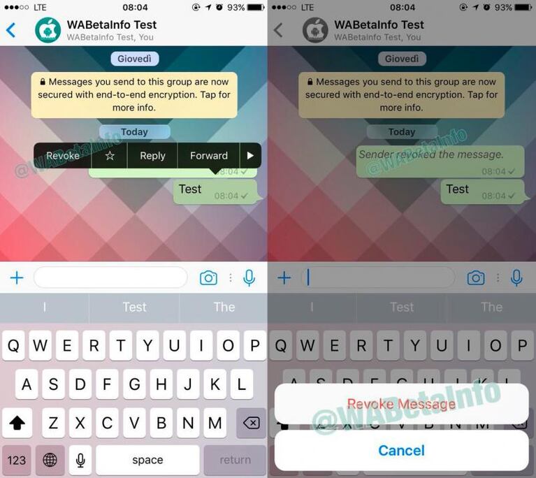 Sólo habrá dos minutos para borrar mensajes en WhatsApp