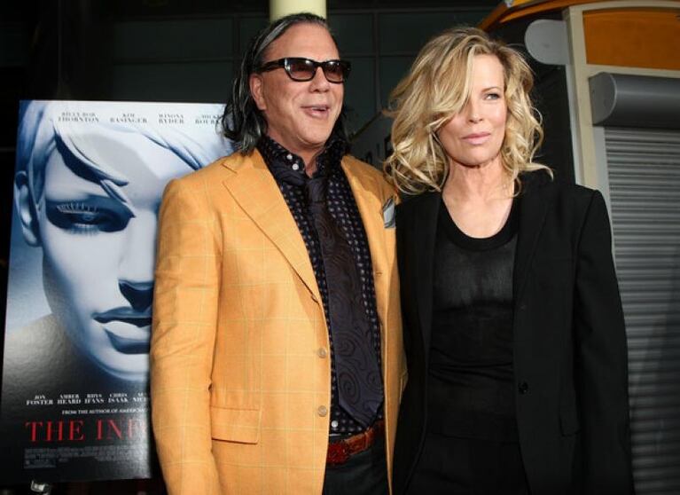 ¡Son otros! Mickey Rourke y Kim Basinger, 30 años después