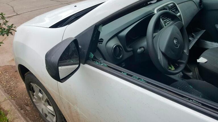 Son varios los autos que quedan rotos por la inseguridad.