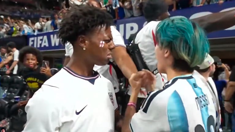 Speed con la cara larga tras el triunfazo histórico de la Selección Argentina.