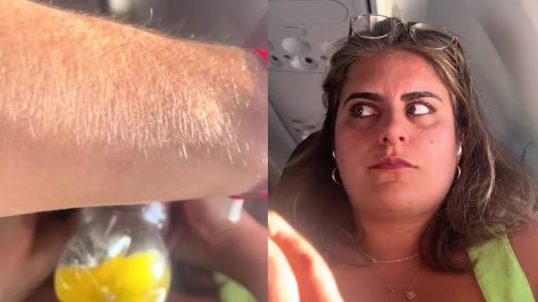 Su felicidad de viajar junto a la ventanilla del avión se vio arruinada por la actitud de otro pasajero.