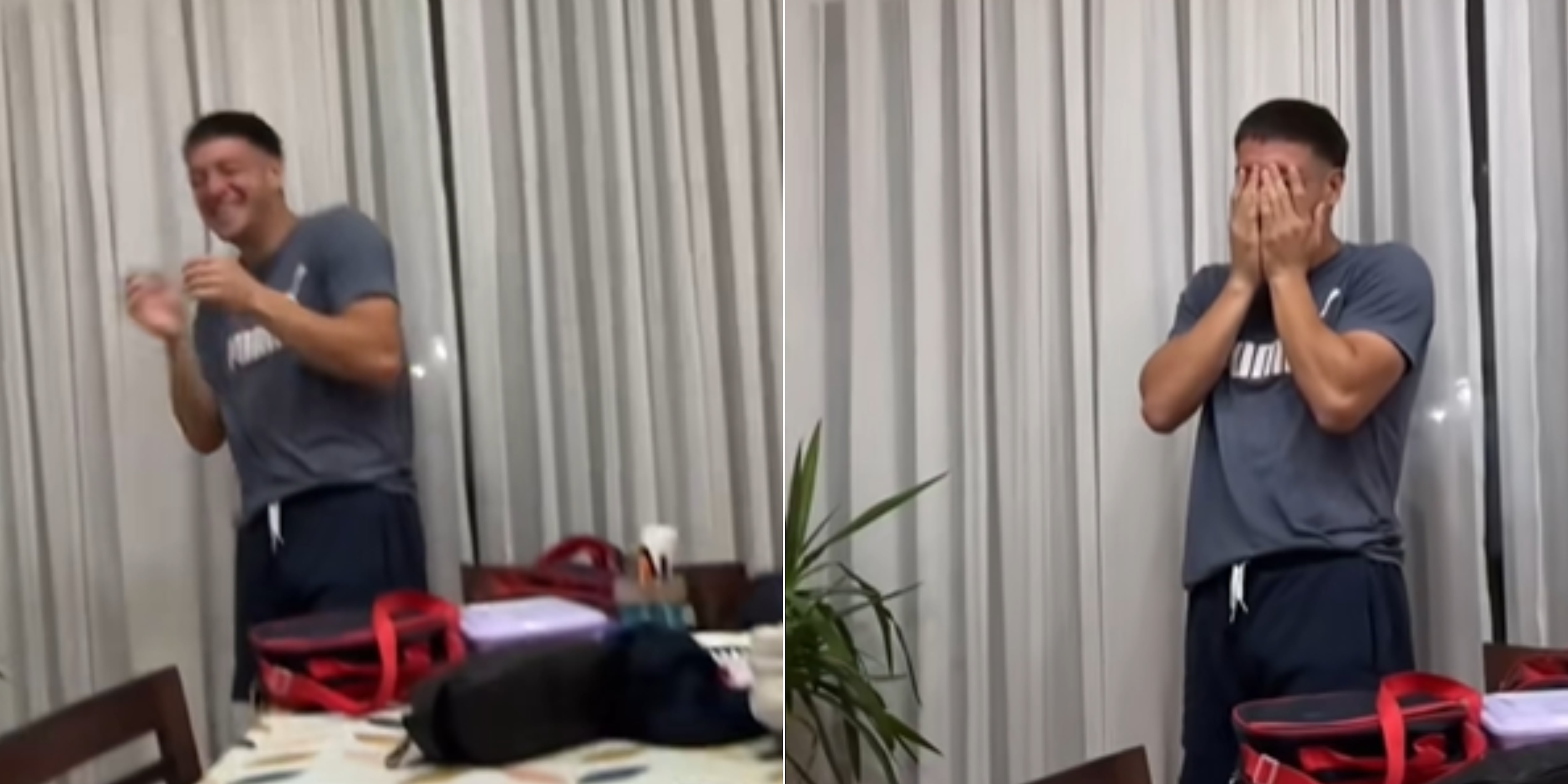Su hijo los expuso en una tarea de la escuela sobre el desayuno y se volvieron virales
