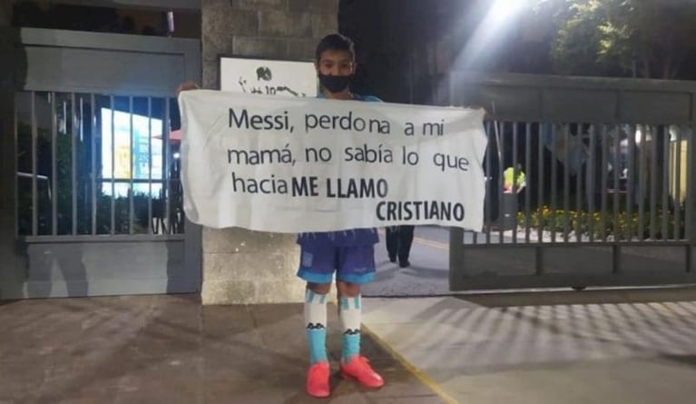 Su mamá le puso Cristiano y le pidió perdón a Messi: "Estuvo medio mal"