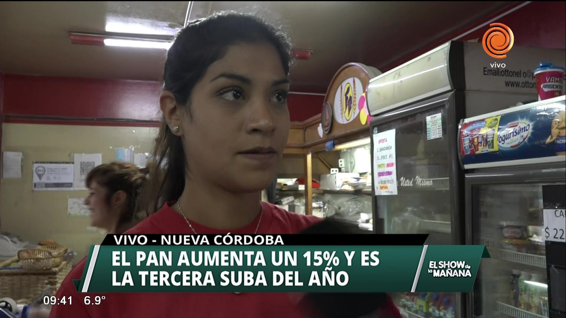 Suba del precio del pan