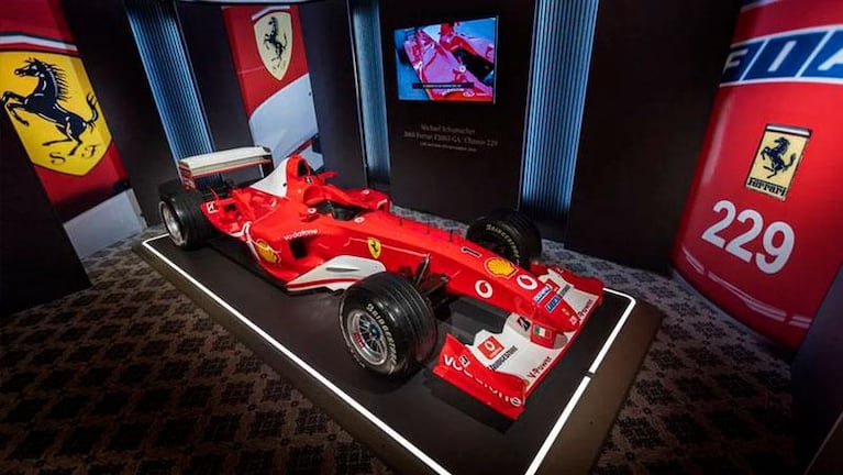 Subastan una de las Ferraris de Schumacher: costaría 9.6 millones de dólares