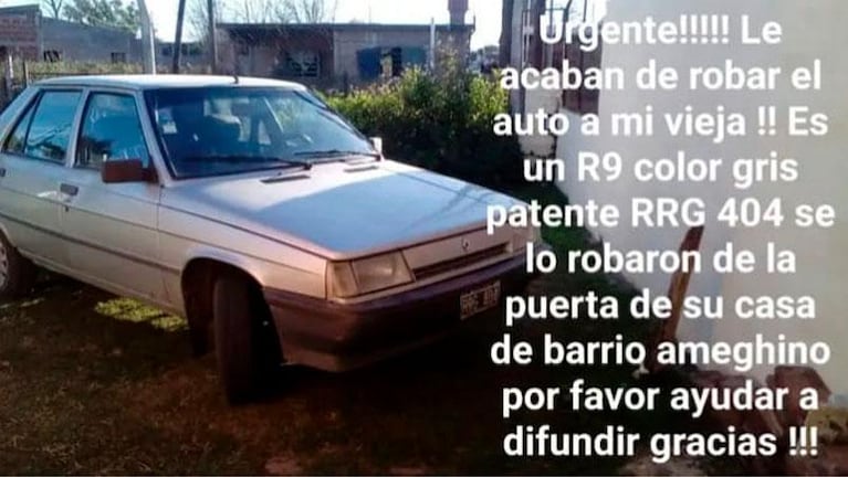 Subsisten con $32 mil de jubilación y 23 mil de pensión: les robaron el auto con el que venden comida