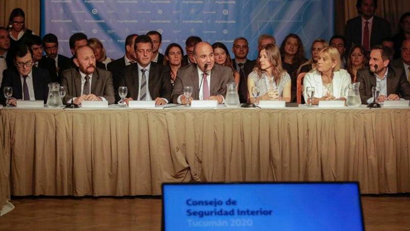 Sucedió durante el primer encuentro del Consejo de Seguridad Interior.