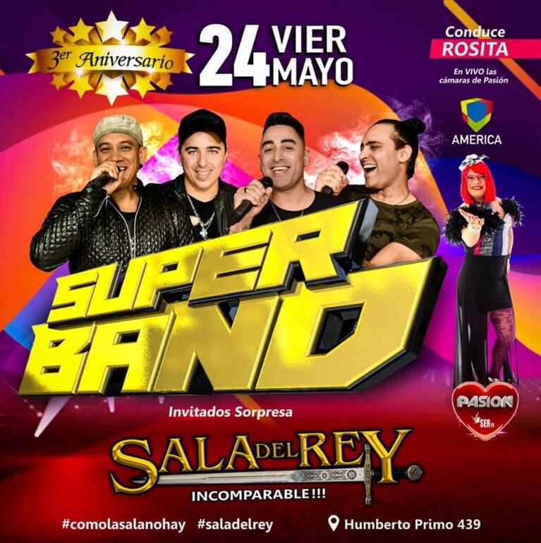 Superband festeja su tercer aniversario