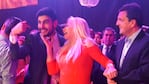 Susana Giménez y Facundo Moyano en la fiesta de los trabajadores de Peaje.