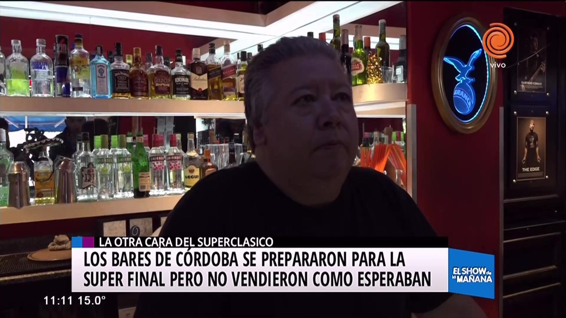 Suspensión del superclásico afectó a los bares