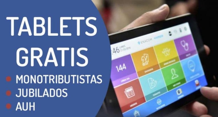 Tablet gratis para beneficiarios de Asignación Universal por Hijo y jubilaciones mínimas