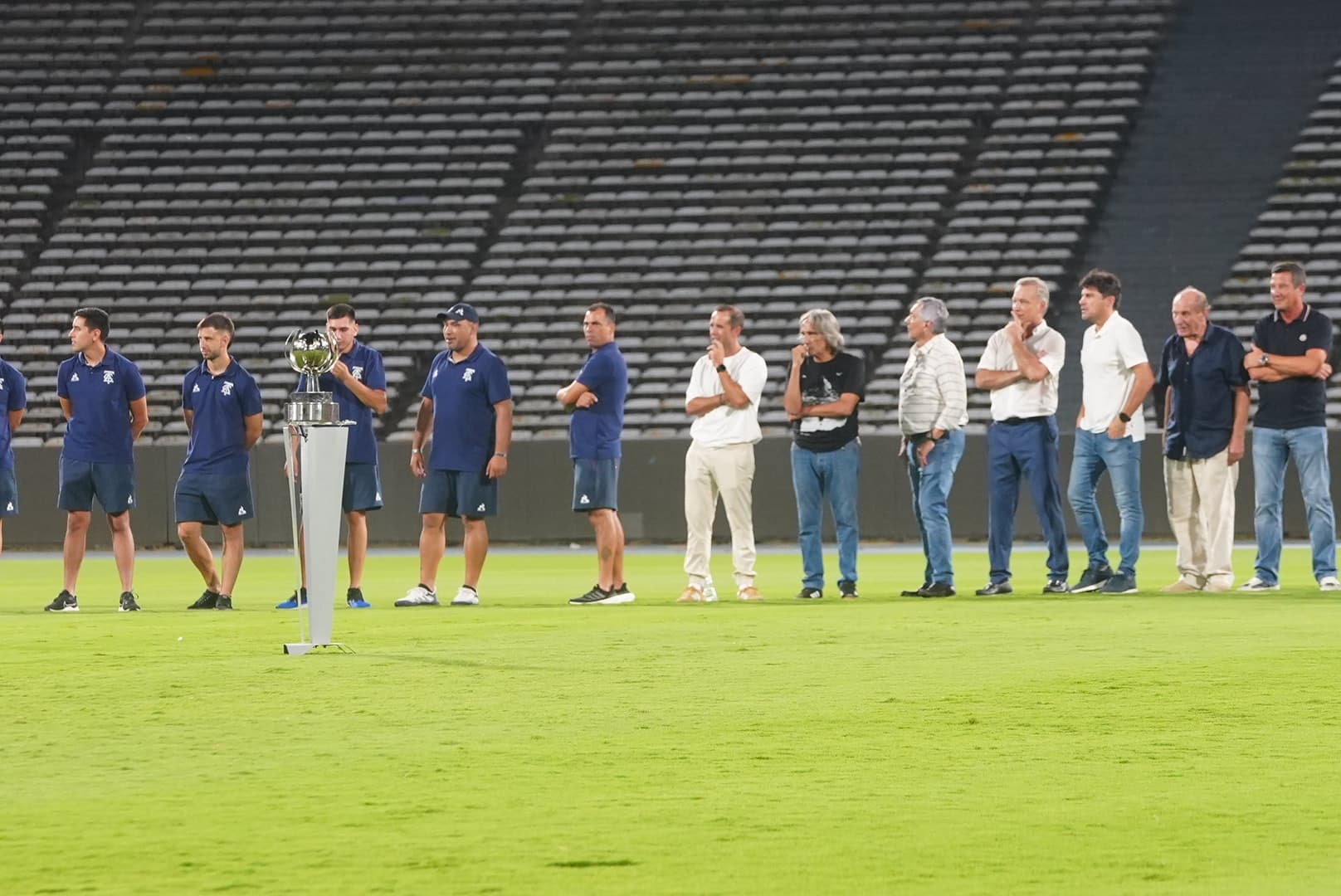 Talleres festejó con los hinchas en el Kempes.