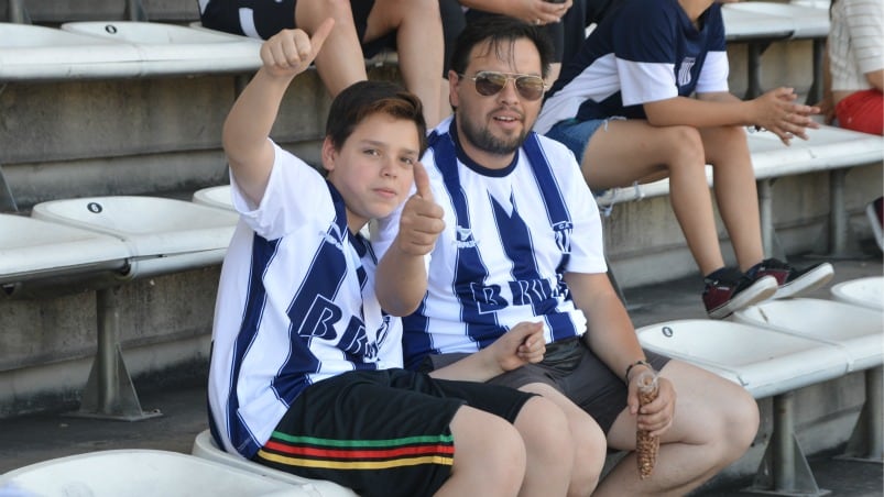 Talleres festejó el ascenso frente a River por El Doce. Foto: Lucio Casalla.