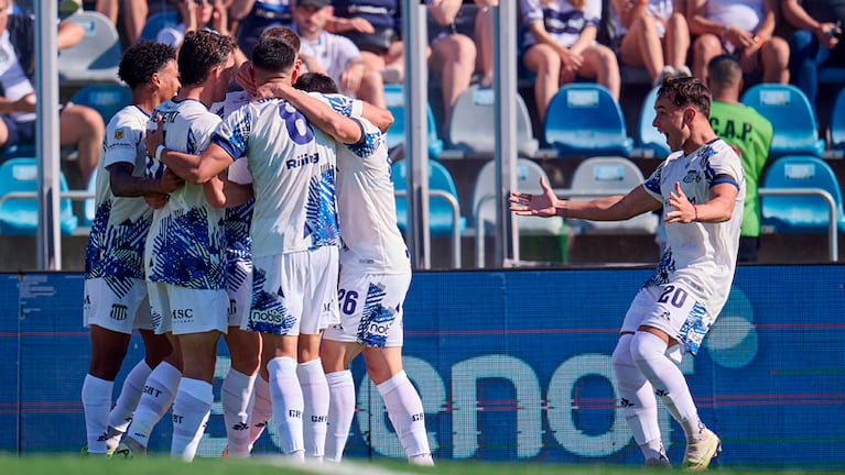 Talleres lo ganó en el final del partido ante Gimnasia de La Plata.